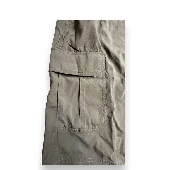 2 prs Columbia BATTLE RIDGE Omni-Shade Cargo Shorts | Men's 1x Khaki Green NWT - Picture 7 of 16